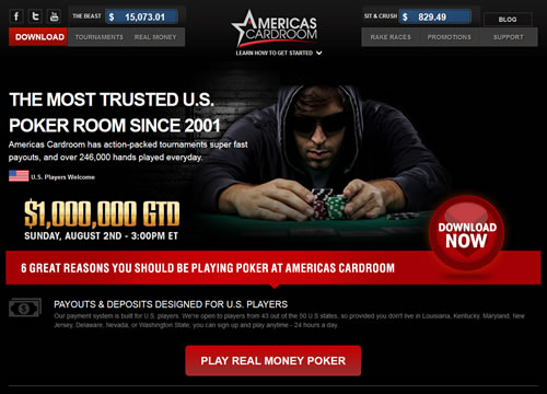 Americas Cardroom Website