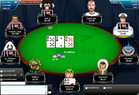 Full Tilt Poker Table