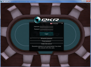 Login to PKR Poker