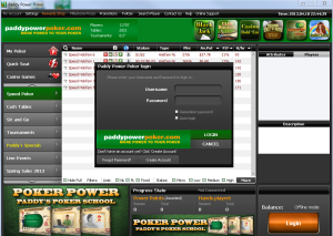 Paddy Power Poker Room Screenshot