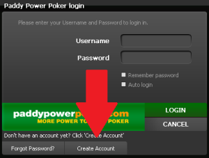 Open Paddy Power Poker Account