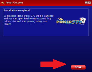 Launch Poker770 Client