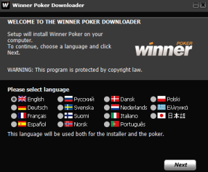 Winner Poker Language